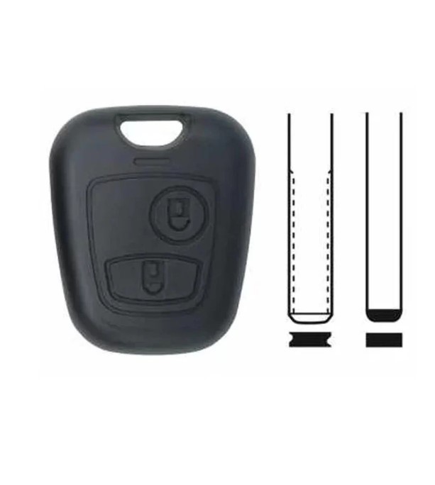KEYSKAR Gehäuse, Autoschlüssel CITROËN PC278L von KEYSKAR