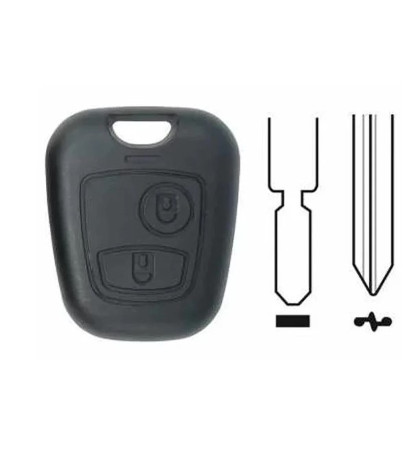 KEYSKAR Gehäuse, Autoschlüssel CITROËN PC2CL von KEYSKAR