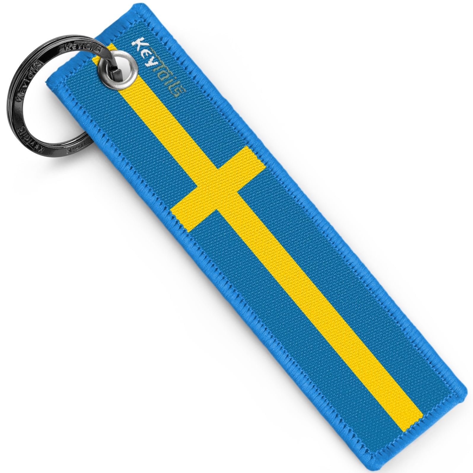 KEYTAILS Schlüsselanhänger mit Schweden-Flagge, für Auto, Motorrad, UTV. KEYTAILS Schlüsselanhänger mit Schweden-Flagge, für Auto, Motorrad, UTV. von KEYTAILS