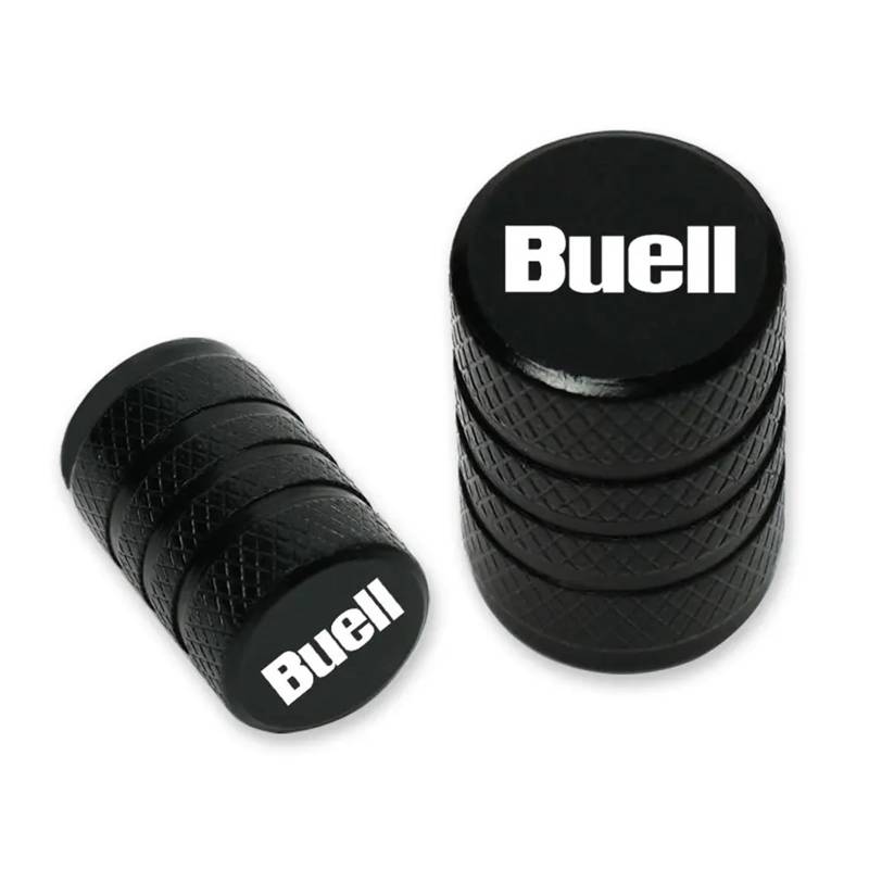 Reifenventilkappen Für Buell XB9/R XB12/R/XT XB9S XB12S XB12Scg Ulysses 1125CR 1125R Motorrad Zubehör Reifen Ventil Air Port Stem Cap Abdeckung(Black) von KFHBNI