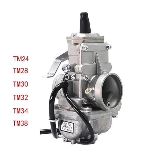 Motorrad-Vergaser/Passend for Mikuni-Vergaser Vergaser Carb TM24 TM28 TM30 TM34 TM32 TM38 Flachschieber-Vergaserzapfen TM34-2 42-6100(38mm) von KFJFDHES