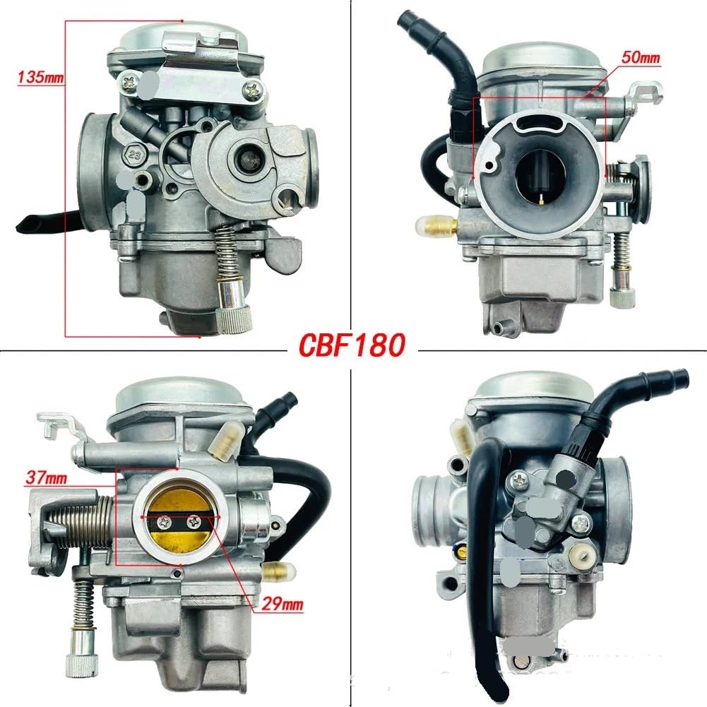 Motorrad-Vergaser Motorradvergaser/Passend for CBF CB GL Honta Titan CBF125 CBF150 CBF180 CB150 GL150 25mm 27mm 29mm Vergaser Pz18j Cz 175cc Cvk 303(CBF180) von KFJFDHES