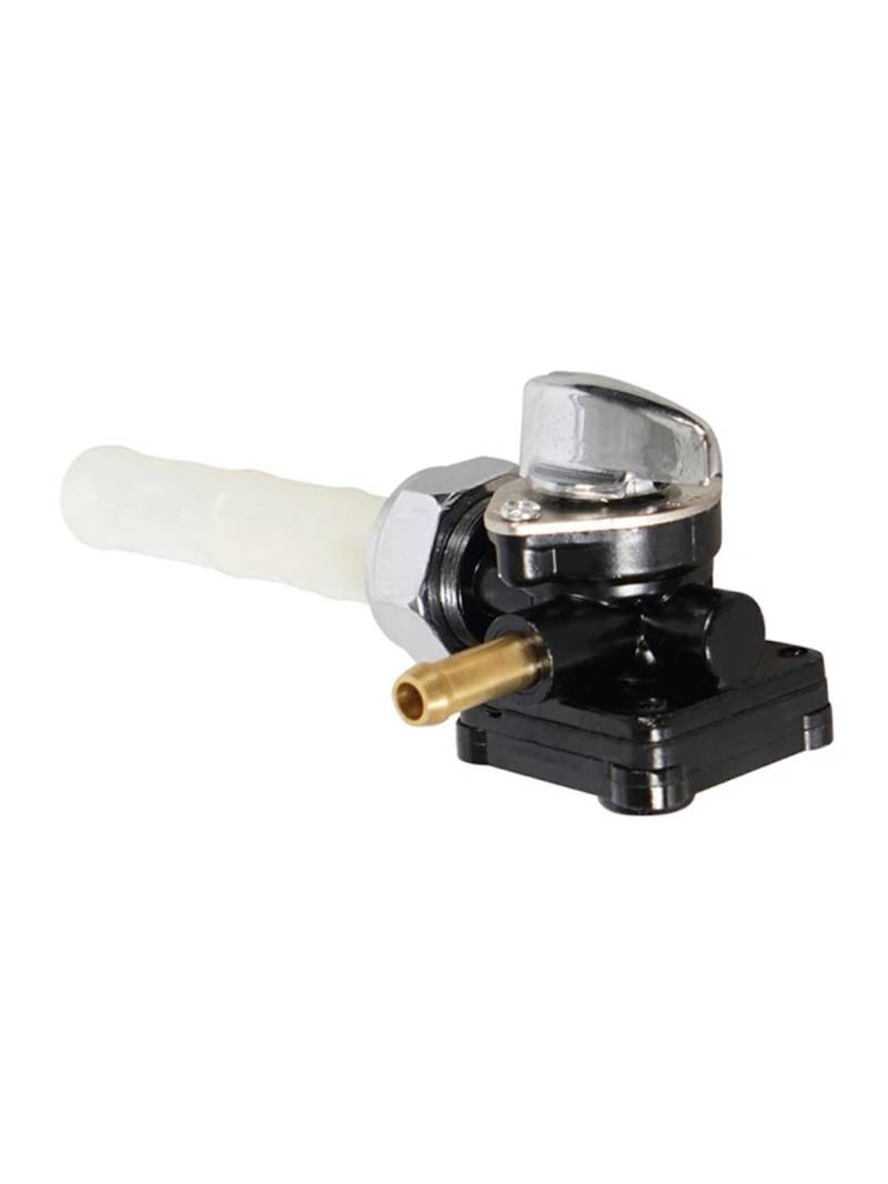Petrol Tap Fuel Tank Switch Motorrad-Benzinhahn mit Außengewinde, ersetzt 61338-94D, Benzinhahnschalter, Benzinhahn, Ventilschalter aus Aluminiumlegierung von KFJFDHES