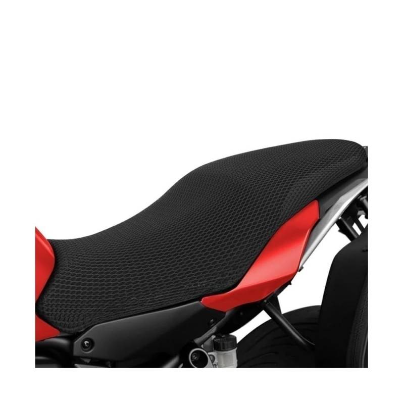 Motorrad Sitzkissen Schutz Motorrad Für YAM&AHA Tracer 7 Tracer 700 GT MT-07 2015-2020 Anti-Rutsch Mesh Sitzbezug Atmungsaktives Wasserdichtes Kissen von KFRNXNEWQ