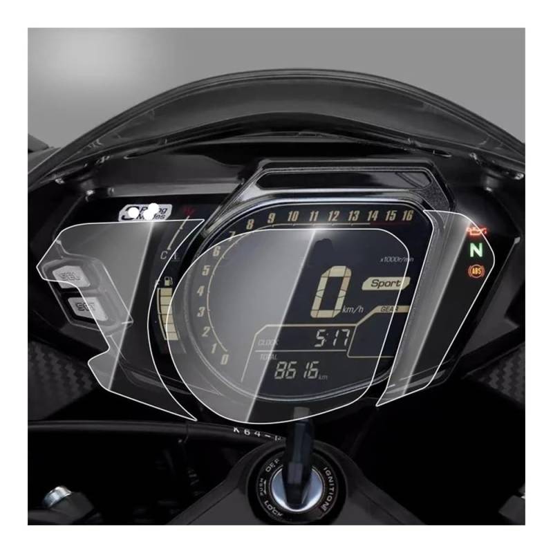 Schutz Instrument Film Motorrad Scratch Schutz Film Screen Protector Aufkleber Instrument Tachometer Für h&ond&a CBR250RR CBR 250RR 2017-2022 von KFRNXNEWQ