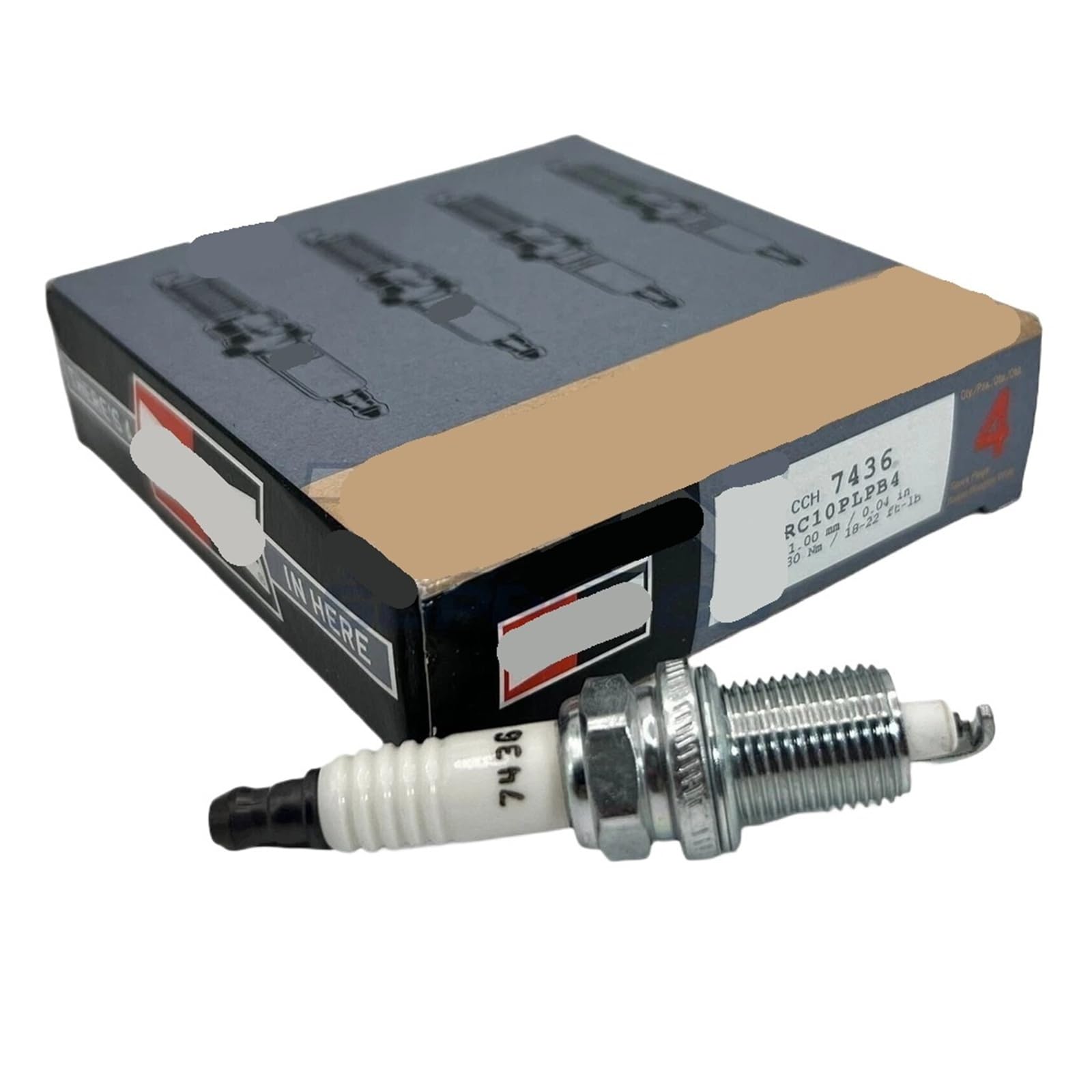 4 Stück 7436 Dual Platin Zündkerze RC10PLPB4 4 Stück 7436 Dual Platin Zündkerze RC10PLPB4 von KFVMVTDW