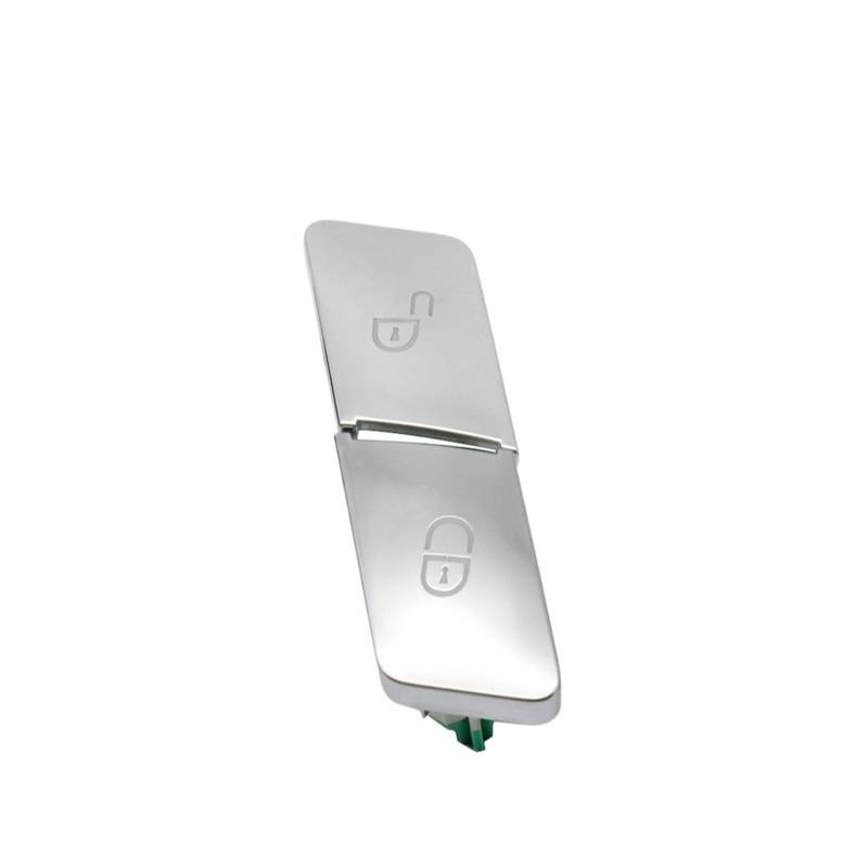 Auto Türschlossschalter Schwarz-silberner Schalter for Entriegeln der Türverriegelung vorne links rechts Auto Zentralverriegelungsschalter(Silver Left) von KFXYSM