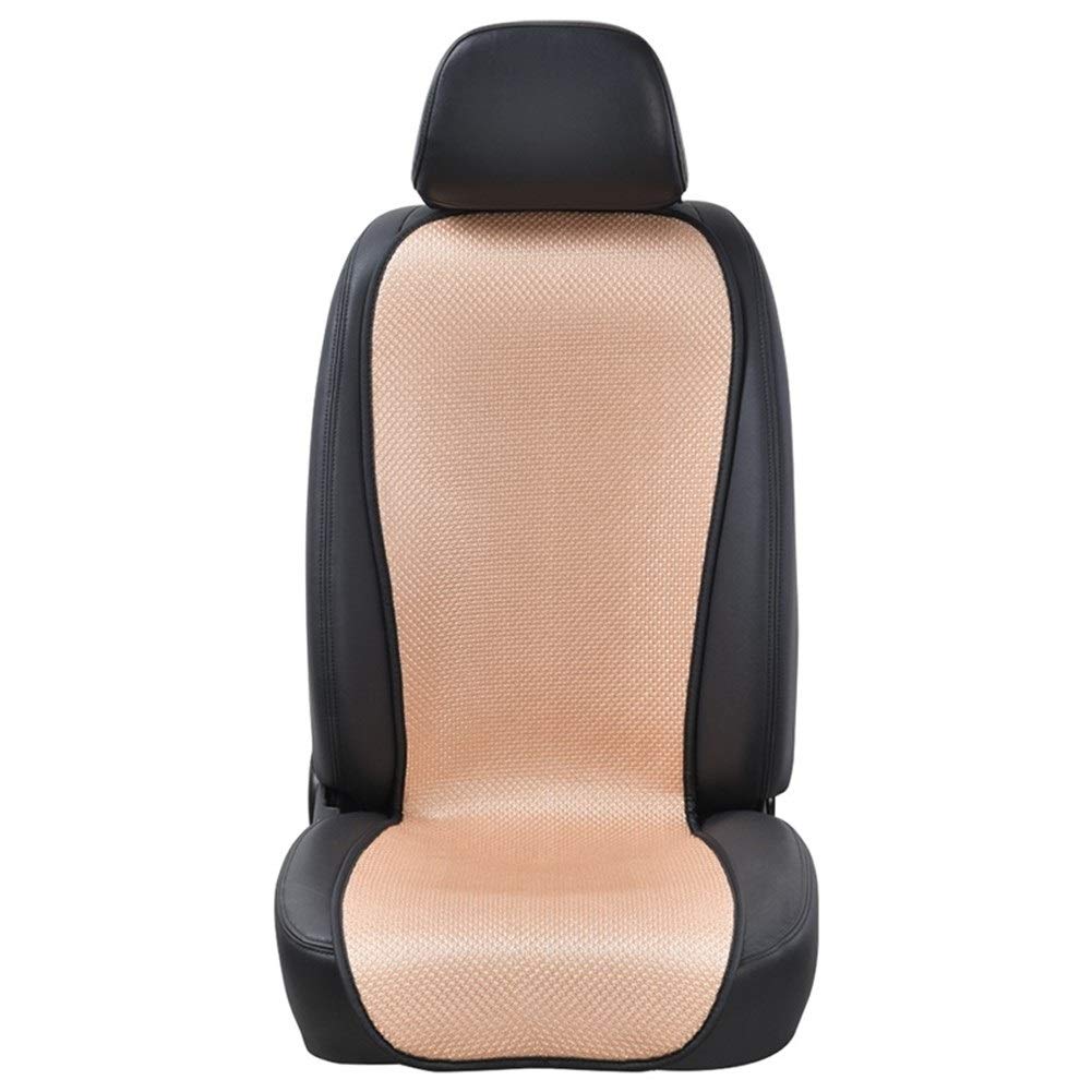 Autositzbezüge,Schonbezug Autositz Vorne AUTOYOUTH 1PC Ice Silk Breathsitzkissen 4-Farben-Auto-Sitzabdeckung Sommer Universal-Auto-Sitzabdeckungen Schutz(Beige Low Quality) von KFXYSM