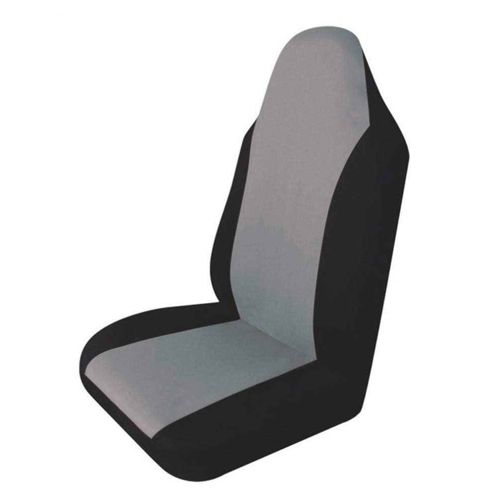 Autositzbezüge,Schonbezug Autositz Vorne Auto Vorderer Sitzbezug Autositzabdeckung Innenbereich Eine Vielzahl von Farben erhältlich beige/grau/schwarz(Gray) von KFXYSM