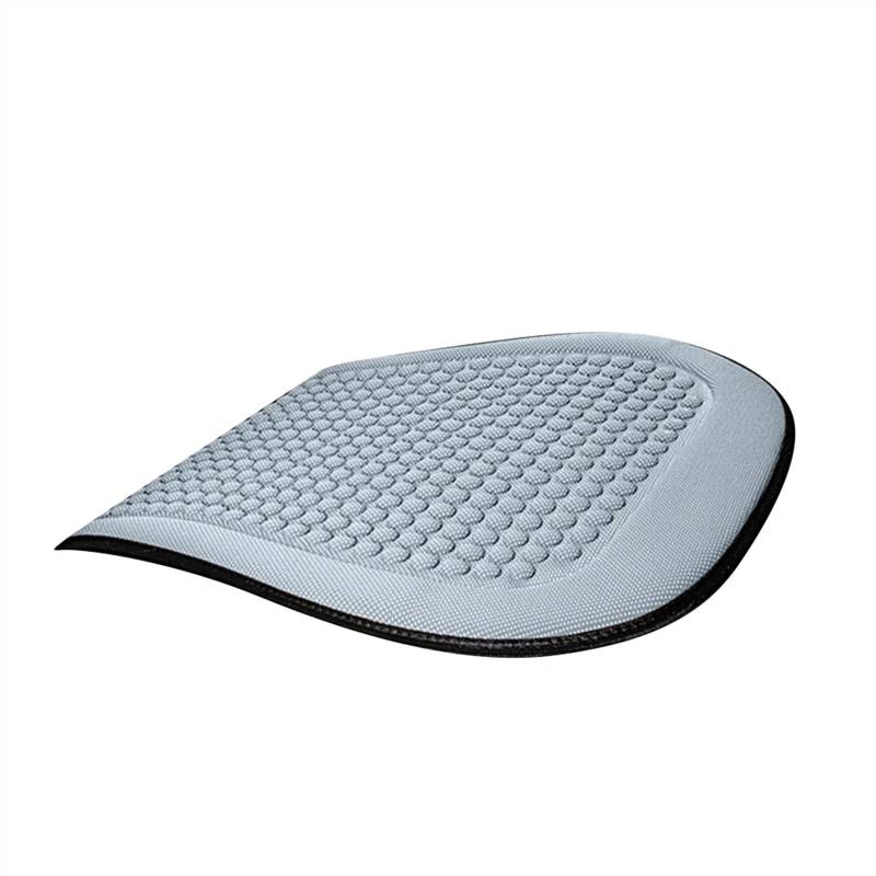 Autositzbezüge,Schonbezug Autositz Vorne Sommerkühlendes Sitzkissen Atmungsaktive Autositzbezüge Bump Massage Autos Sitzbezug Universal Seat Protector Pad(Front Seat Grey) von KFXYSM