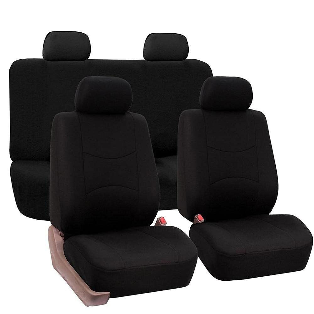 Autositzbezüge,Schonbezug Autositz Vorne Universal-Autositz-Abdeckung Innen-Zubehör passt für die meisten Marke des Autositzes Autositzschutzprofessionelle Mode(Black) von KFXYSM