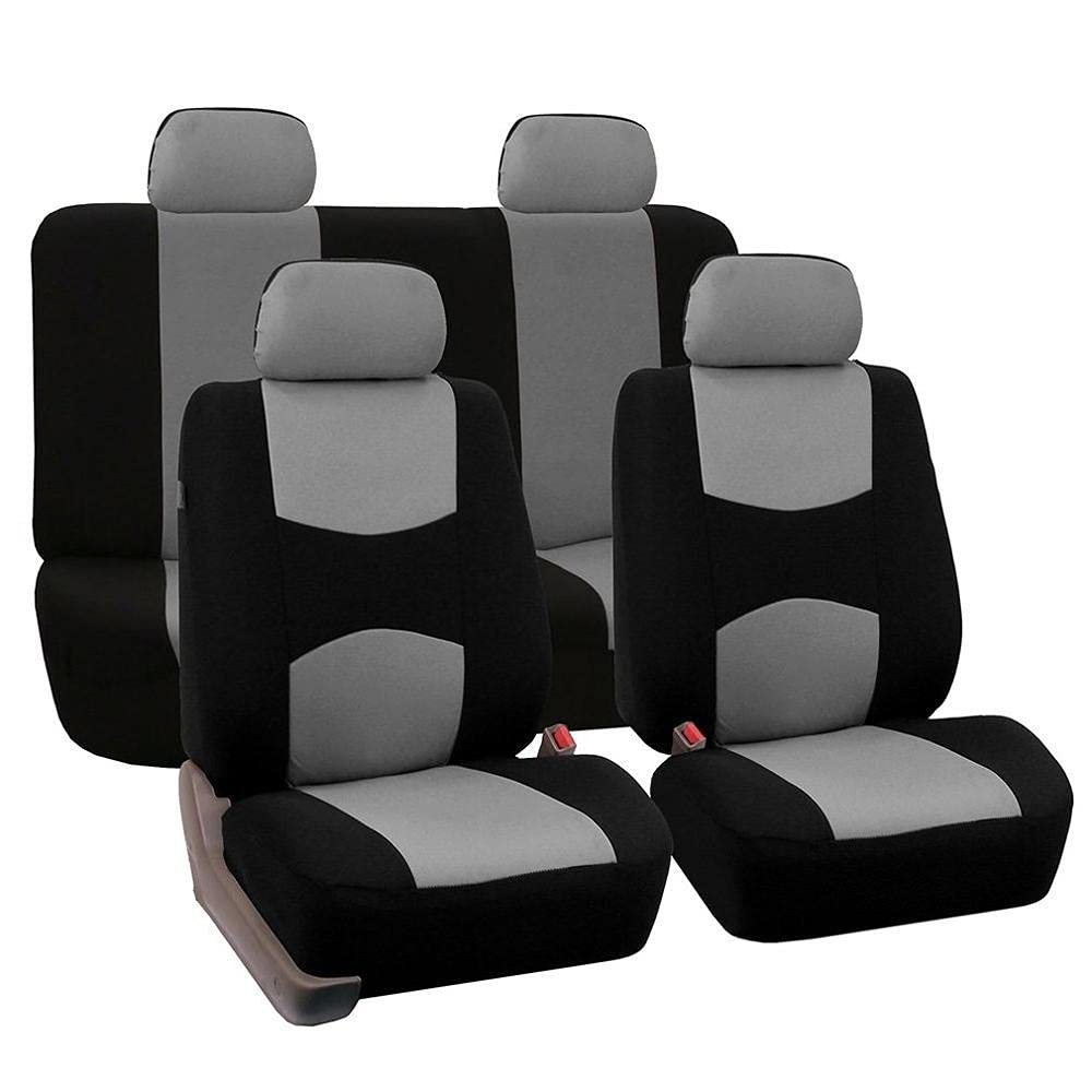 Autositzbezüge,Schonbezug Autositz Vorne Universal-Autositz-Abdeckung Innen-Zubehör passt für die meisten Marke des Autositzes Autositzschutzprofessionelle Mode(Gray) von KFXYSM