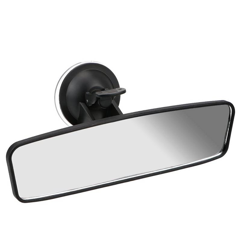 Autospiegel,Innenspiegel Auto Universal 360 ° dreht einstellbares Fahrzeug Rückspiegel Rückseite Make-up Spiegel Innenraum drehen Weitwinkel Saugnapf(200x60 mm) von KFXYSM