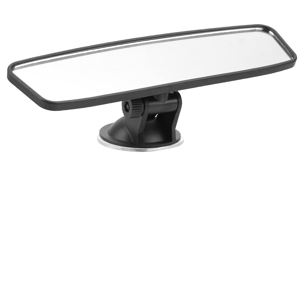 Autospiegel,Innenspiegel Auto Universal Interieur Rückansicht Spiegelauto Heckspiegel 360 ° dreht Einstellbarer Saugbecher Weitwinkel Rückspiegel(200x60 mm) von KFXYSM