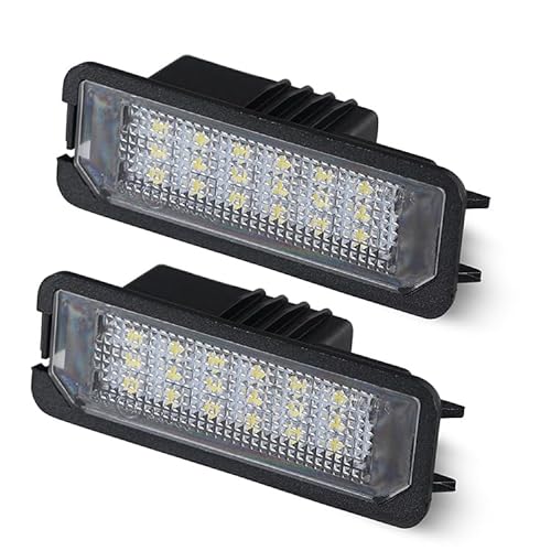 LLCTOOLS - Nummernschildbeleuchtung Langlebig & Effizient - Kennzeichenleuchte LED kompatibel mit VW, SEAT - Hochwertige Canbus LED Kennzeichenbeleuchtung - 2x Auto Kennzeichenleuchten von LLCTOOLS
