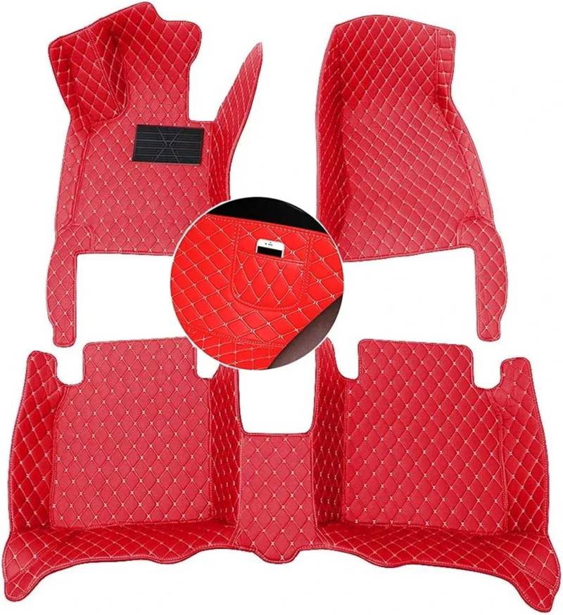 5D Floor Mats Compatible with Hyundai I30 2007-2012 Auto Carpets Foot Coche Accessorie Floor Liners(Chocolate) von KGDBZPOEX