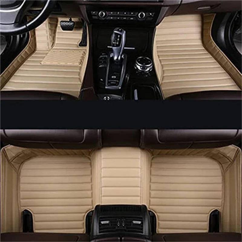 5D Floor Mats Compatible with Hyundai I30 2007-2012 Auto Carpets Foot Coche Accessorie Floor Liners(Wine red) von KGDBZPOEX