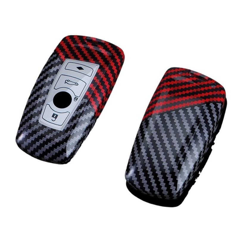 Autoschlüssel Ersatz Schlüssel Für 1 3 5 7 Serie X1 X3 X4 X5 F10 F15 F16 F20 F30 F18 F25 M3 M4 e34 Auto Schlüssel Fall Abdeckung Shell Schlüsselbund Halter(4button red case) von KGFRDO