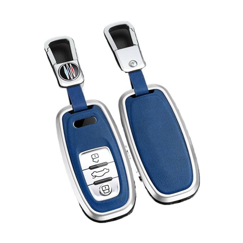 Autoschlüssel Ersatz Schlüssel Für A1 A3 A4 A5 A6 A7 A8 Quattro Q3 Q5 Q7 2009-2015 Auto Fernbedienung Smart Schlüssel Fall Abdeckung Shell Schlüsselbund Zubehör(Shape B) von KGFRDO