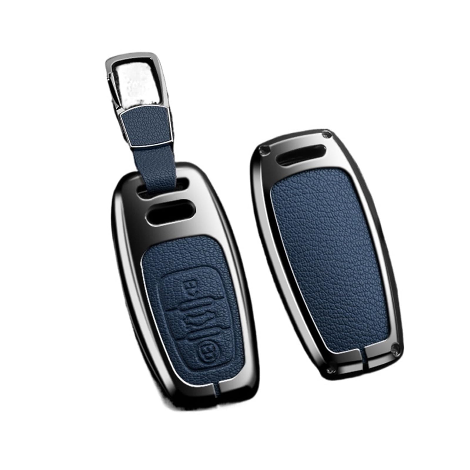 Autoschlüssel Ersatz Schlüssel Für A4 A5 A6 A7 A8 Q8 Q5 S6 S7 S5 S4 RS6 RS7 Schlüsselanhänger Zubehör Legierung Stil Autoschlüssel Hülle Abdeckung Shell(A Blue 2) von KGFRDO