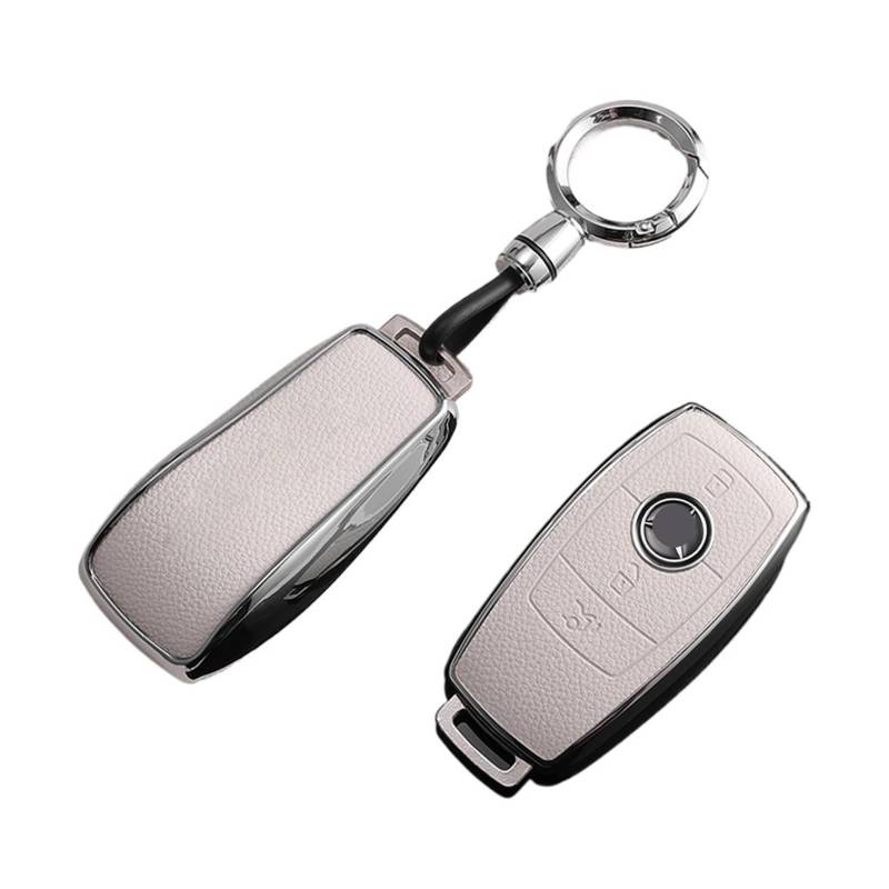 Autoschlüssel Ersatz Schlüssel Für Benz A B C E S Klasse W204 W205 W212 W213 W176 GLC CLA AMG W177 TPU Autoschlüsseletui Vollabdeckung Shell Schlüsselanhänger(A White sel 1) von KGFRDO