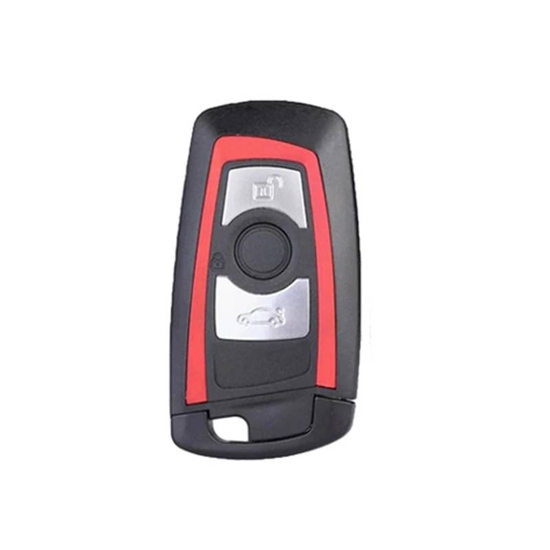 Autoschlüssel Ersatz Schlüssel Für CAS4 F-System Für 5er 7er E90 E92 E93 Für X5 F10 F20 F30 F40 2009-2016 Fernbedienung für Smart Car Key Shell Case(Color2) von KGFRDO
