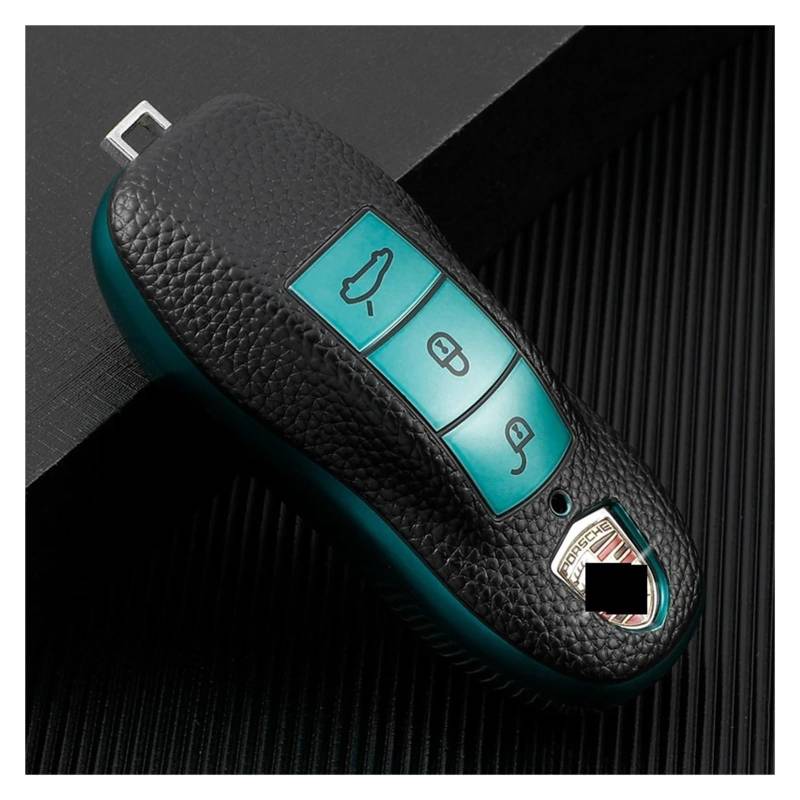 Autoschlüssel Ersatz Schlüssel Für Cayenne 911 996 Macan Panamera Boxster 986 987 981 TPU Auto Smart Key Case Cover Shell Schlüsselanhänger(XL1000V Clear) von KGFRDO