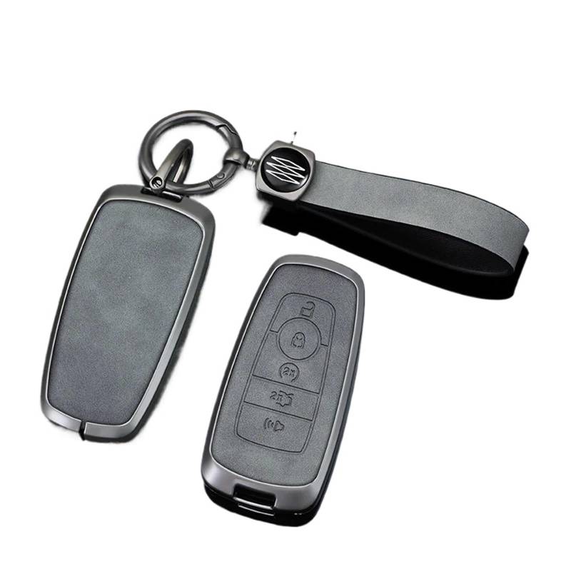 Autoschlüssel Ersatz Schlüssel Für Ford Edge Fusion Mustang Explorer F150 F250 F350 Ecosport Auto Fernbedienung Schlüssel Fall Abdeckung Shell Fob Schutz Halter Keyless(Purple) von KGFRDO