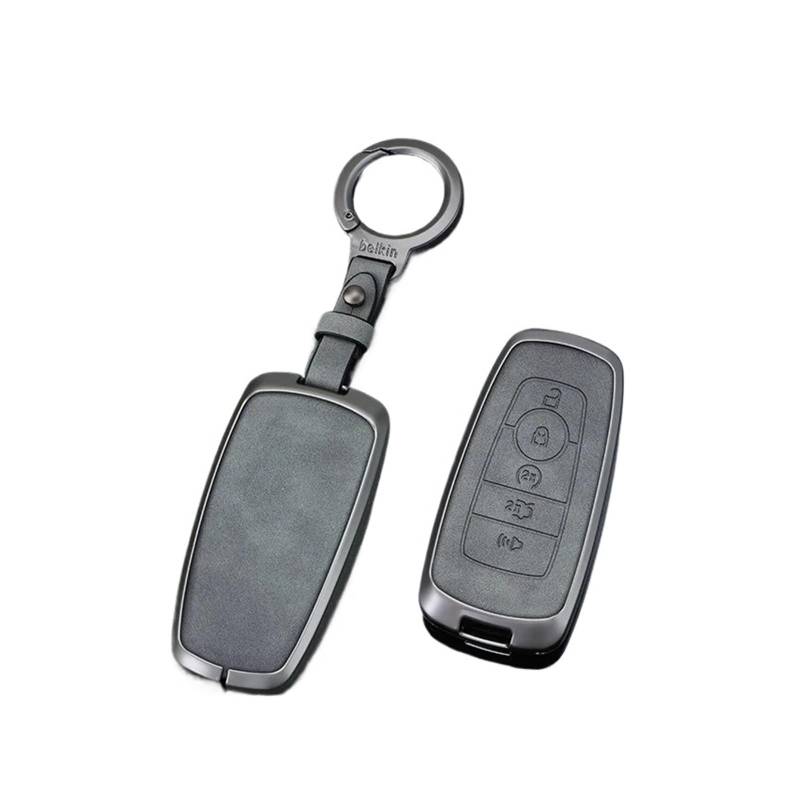 Autoschlüssel Ersatz Schlüssel Für Ford Edge Fusion Mustang Explorer F150 F250 F350 Ecosport Auto Fernbedienung Schlüssel Fall Abdeckung Shell Fob Schutz Halter Keyless(Sky Blue) von KGFRDO