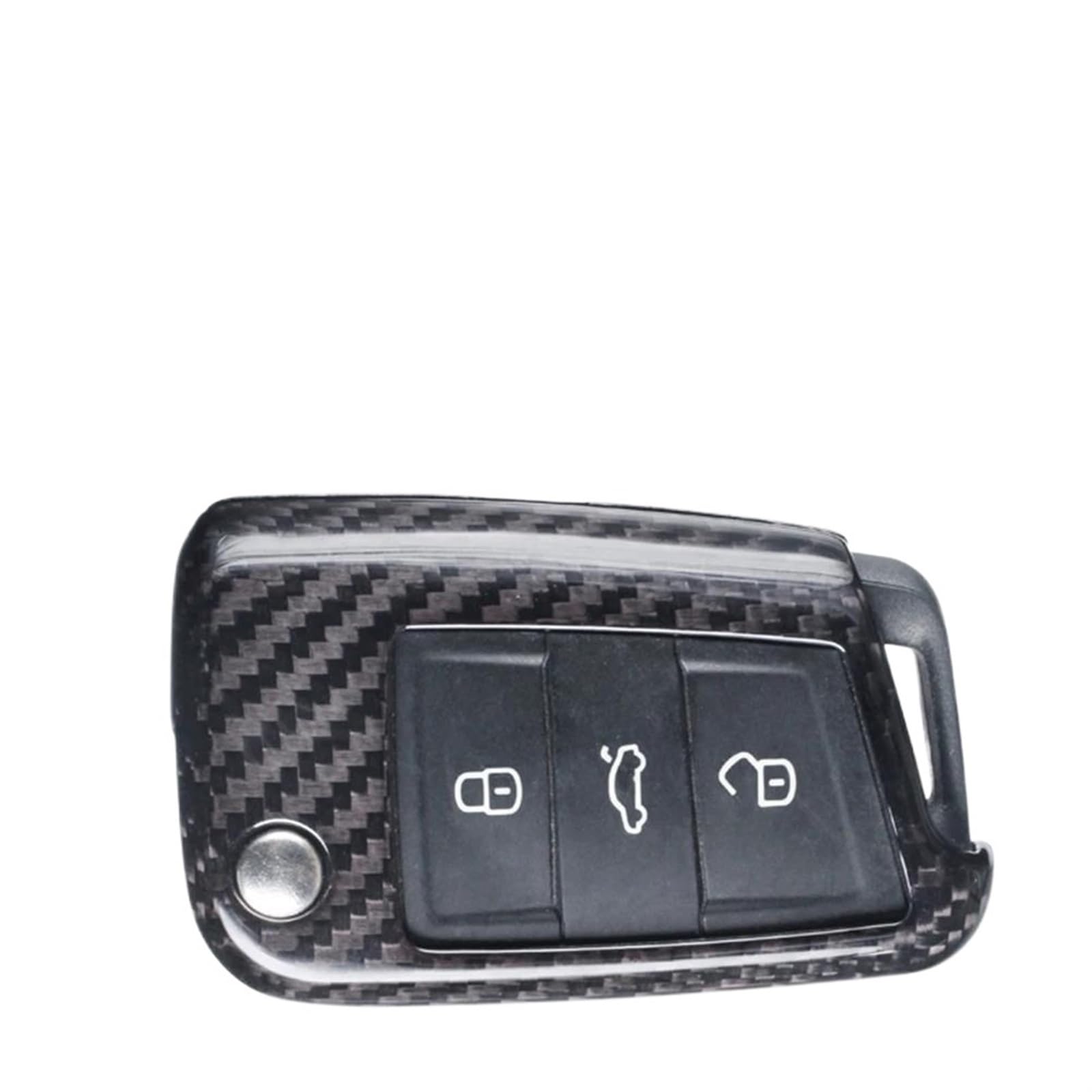 Autoschlüssel Ersatz Schlüssel Für MK7 Für Golf Für GTI Für Jetta 2015-up Auto Remote Key Shell Cover Fall Carbon Ersatz Gehäuse(Color1) von KGFRDO