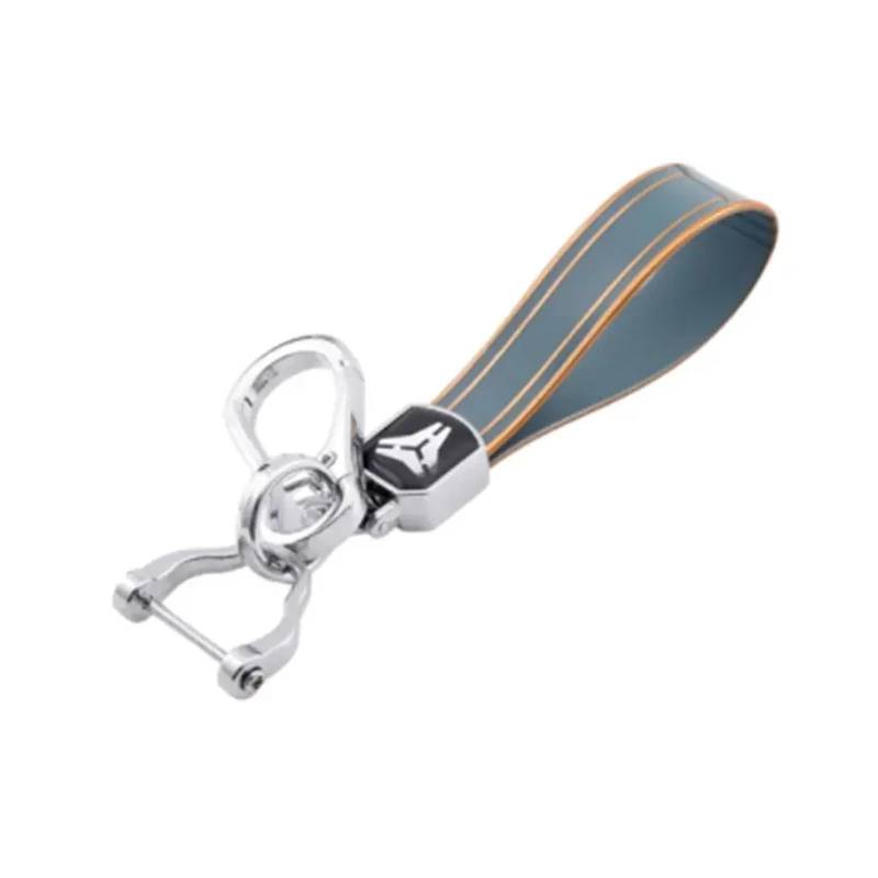 Autoschlüssel Ersatz Schlüssel Für Opel Vauxhall Astra J Corsa D Insignia Vectra C Zafira Signum Zubehör Auto Fernbedienung 2 Taste Schlüssel Abdeckung Fall Shell Schlüsselbund(Gray Keychain) von KGFRDO