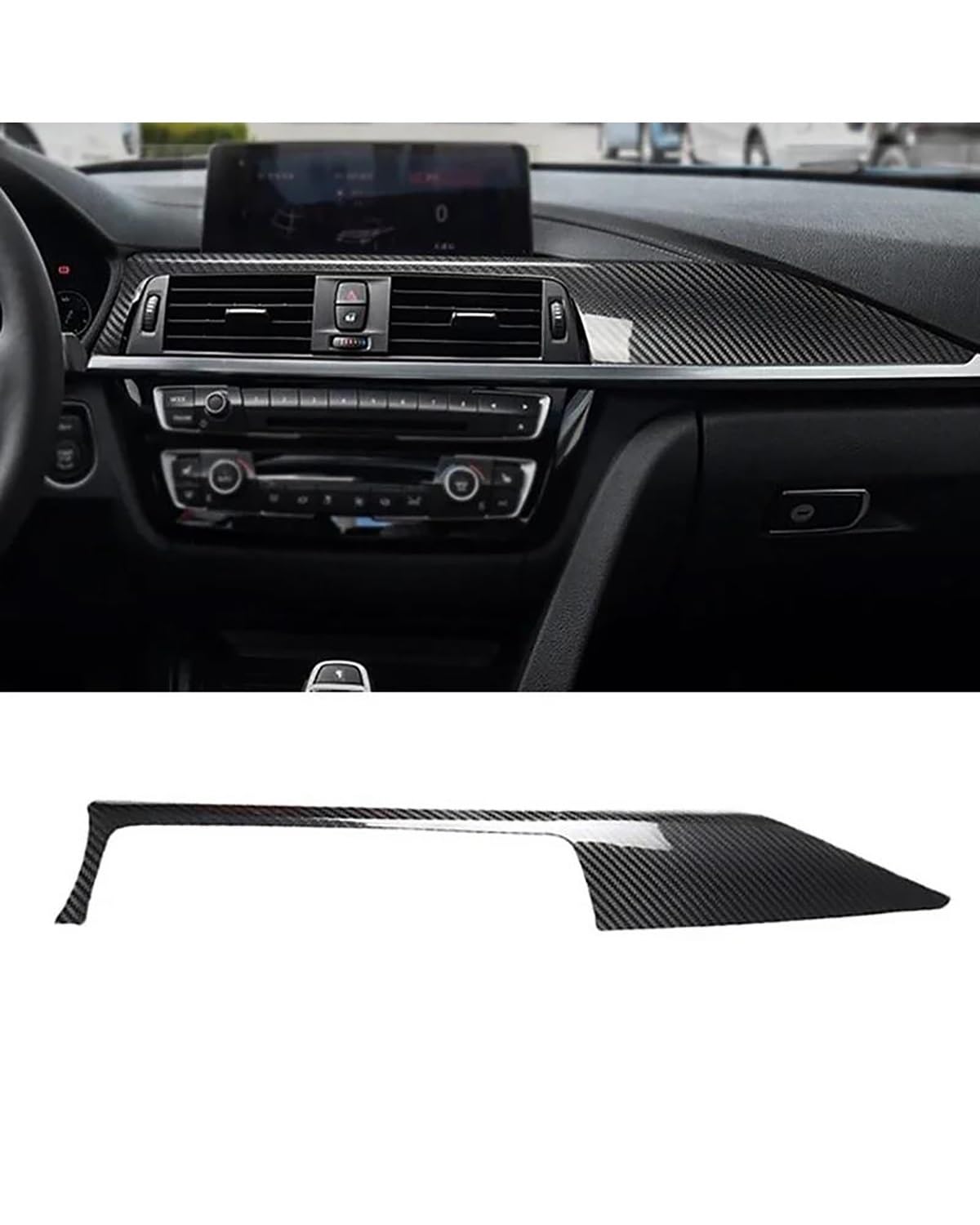 Für 3 4 Serie Für F30 F31 F32 F33 F36 3GT F34 Innen Zubehör LHD Center Konsole armaturenbrett Panel Abdeckung Trim von KGFRDO