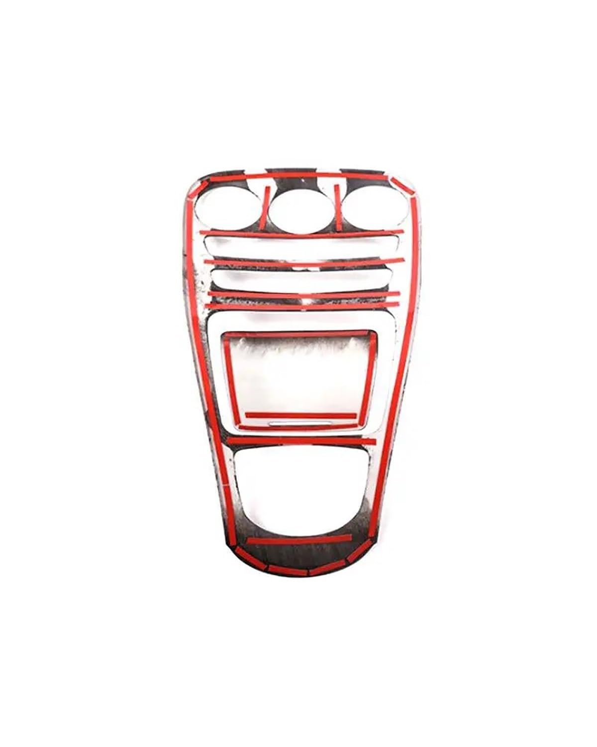Für Benz Für C Für GLC Klasse Für W205 Auto Center Konsole Getriebe Shift Panel Abdeckung Rahmen Trim Aufkleber Auto innen Zubehör(Model A Carbon Style) von KGFRDO