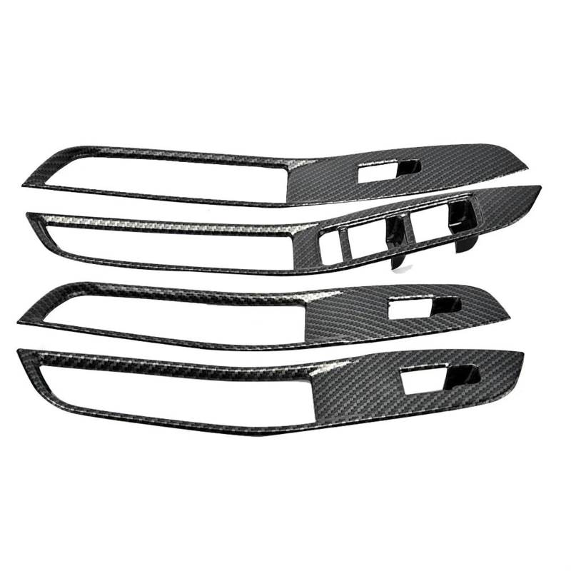 Für MG Für ZS 2017-2018 Farbe 4 Teile/Satz Auto Styling Fenster Schalter Panel Abdeckung Trim Rahmen Dekorative Aufkleber von KGFRDO