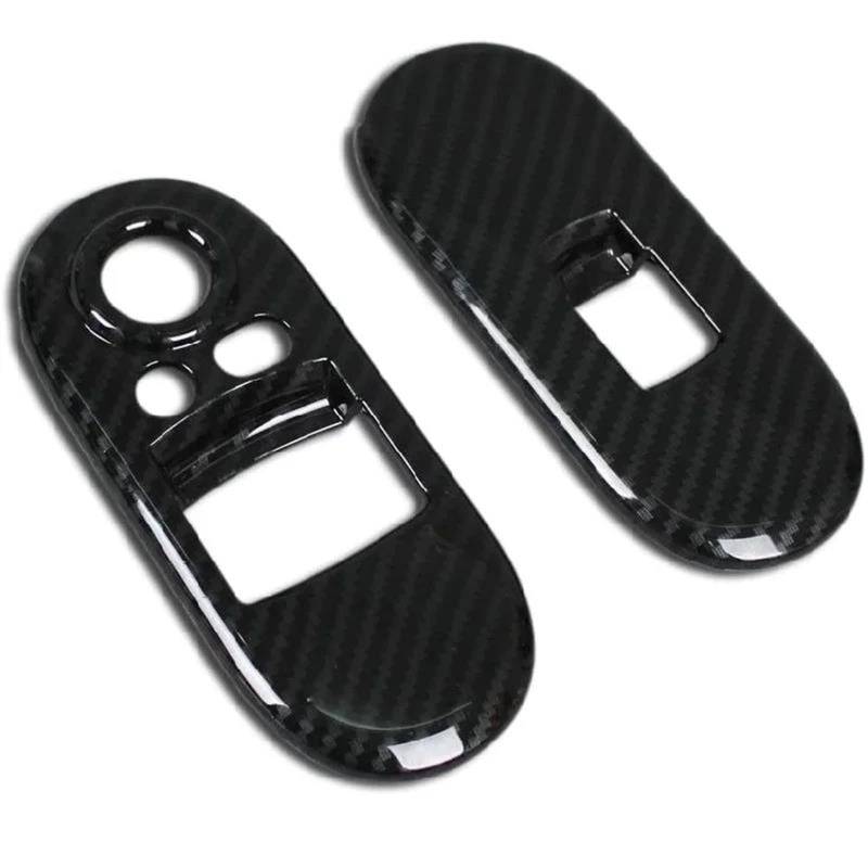 Für Mini Für Cooper F56 Auto Innen Dekorative 2 Teile/Satz Auto Fensterheber Schalter Bedienfeld Abdeckung Trim von KGFRDO