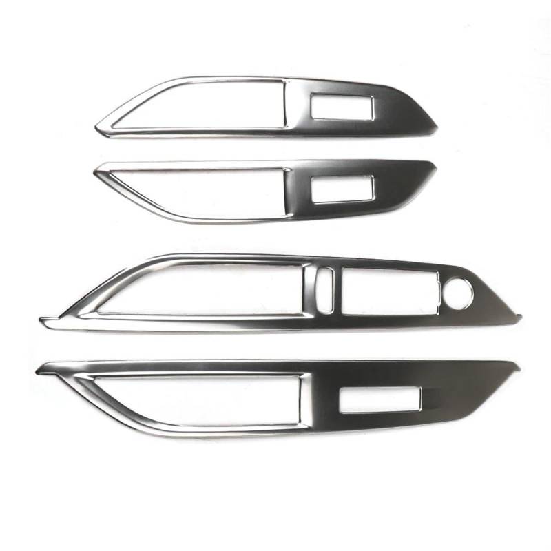 Für Peugeot Für 3008 GT Für 5008 GT 2017 2018 Auto 4 stücke Edelstahl Auto Fensterheber Schalter Bedienfeld Rahmen Abdeckung Trim von KGFRDO