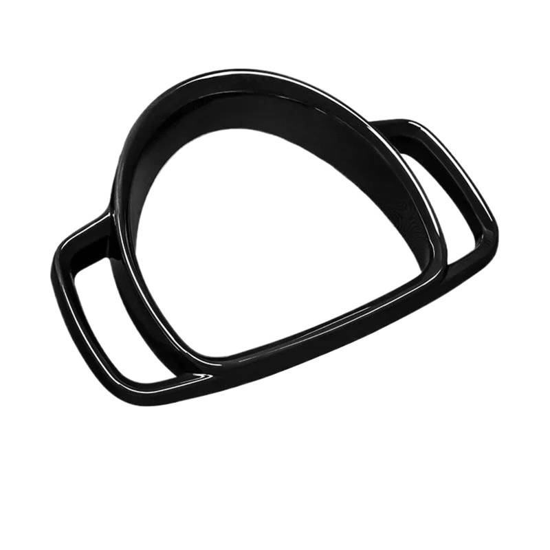 Für Smart 451 Für Fortwo Dashboard Interior Instrument Panel Rahmen Abdeckung Auto Dekor Aufkleber Auto Tacho Trim(Black) von KGFRDO