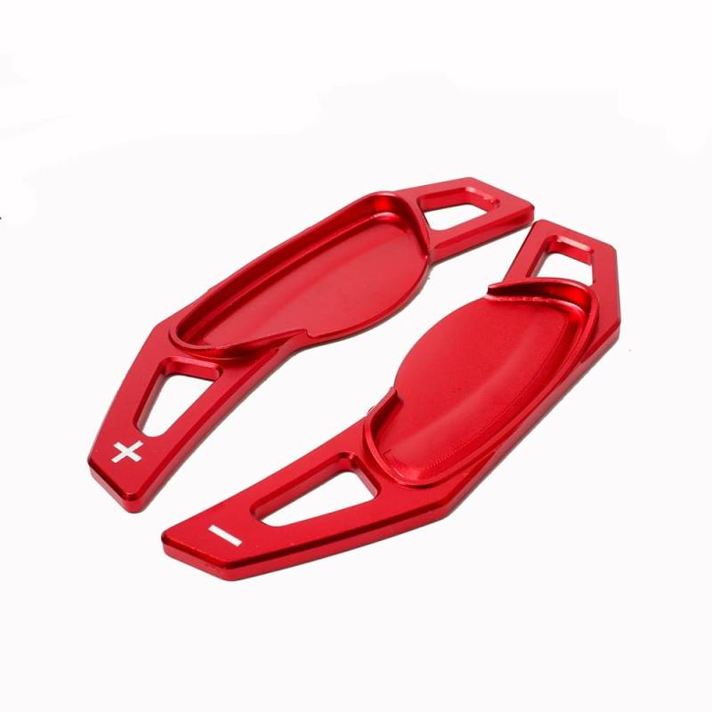 Lenkräder Schaltwippen Für Benz Für Smart 451 453 Für ForTwo 2009-2015 2016 Für Four 2015-2016 Autolenkradverlängerung Getriebeverlängerung Aluminium Schaltwippe(Red) von KGFRDO