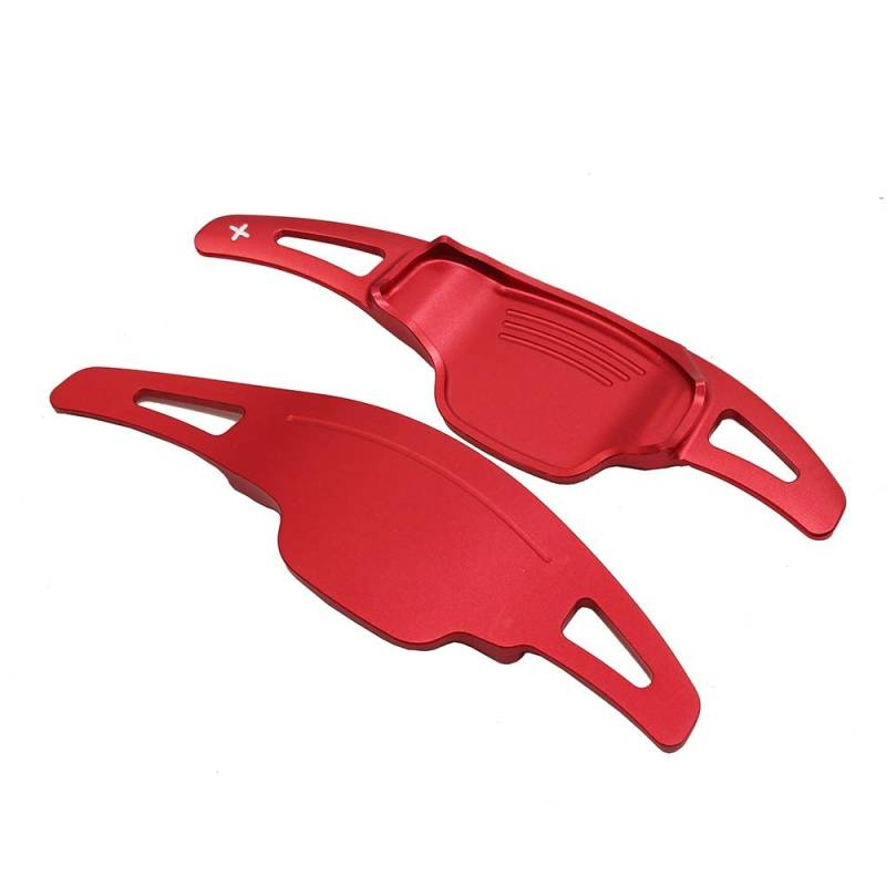 Lenkräder Schaltwippen Für Chevrolet Für Camaro 2012 2013 2014 2015 Aluminiumlegierung Auto Rad Shift Paddle Shifter Erweiterung 2 Stücke Auto Dekoration Zubehör(Red) von KGFRDO