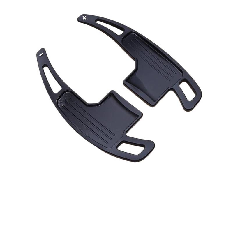 Lenkräder Schaltwippen Für Mustang 15-23 Lenkrad Schalthebel Paddle Verlängerung Aluminium Legierung Abdeckung Trim Auto Zubehör Auto Styling 1 Paar(Black) von KGFRDO