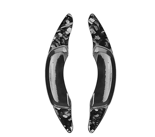 Lenkräder Schaltwippen Für Volvo Für XC40 2019 2020 2021 2022 2023 Auto Lenkrad Shifter Paddle Shifter Verlängerung Getriebe Shift Zubehör(Forged Pattern) von KGFRDO