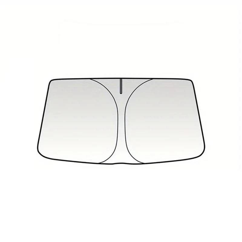 Scheibenabdeckung Auto Geeignet Für Windschutzscheiben-Visier, Auto-Sonnenschutz, Auto-Frontscheibe Mit Klappbarem Sonnenschutz von KGFRDO
