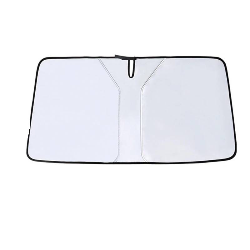 Scheibenabdeckung Auto Klappbarer Auto-Frontfenster-Sonnenschutz, Auto-Windschutzscheibe, Sonnenblende, Sonnenblende, Innen-Windschutzscheiben-Visier, Auto-Styling-Zubehör(Large Size) von KGFRDO