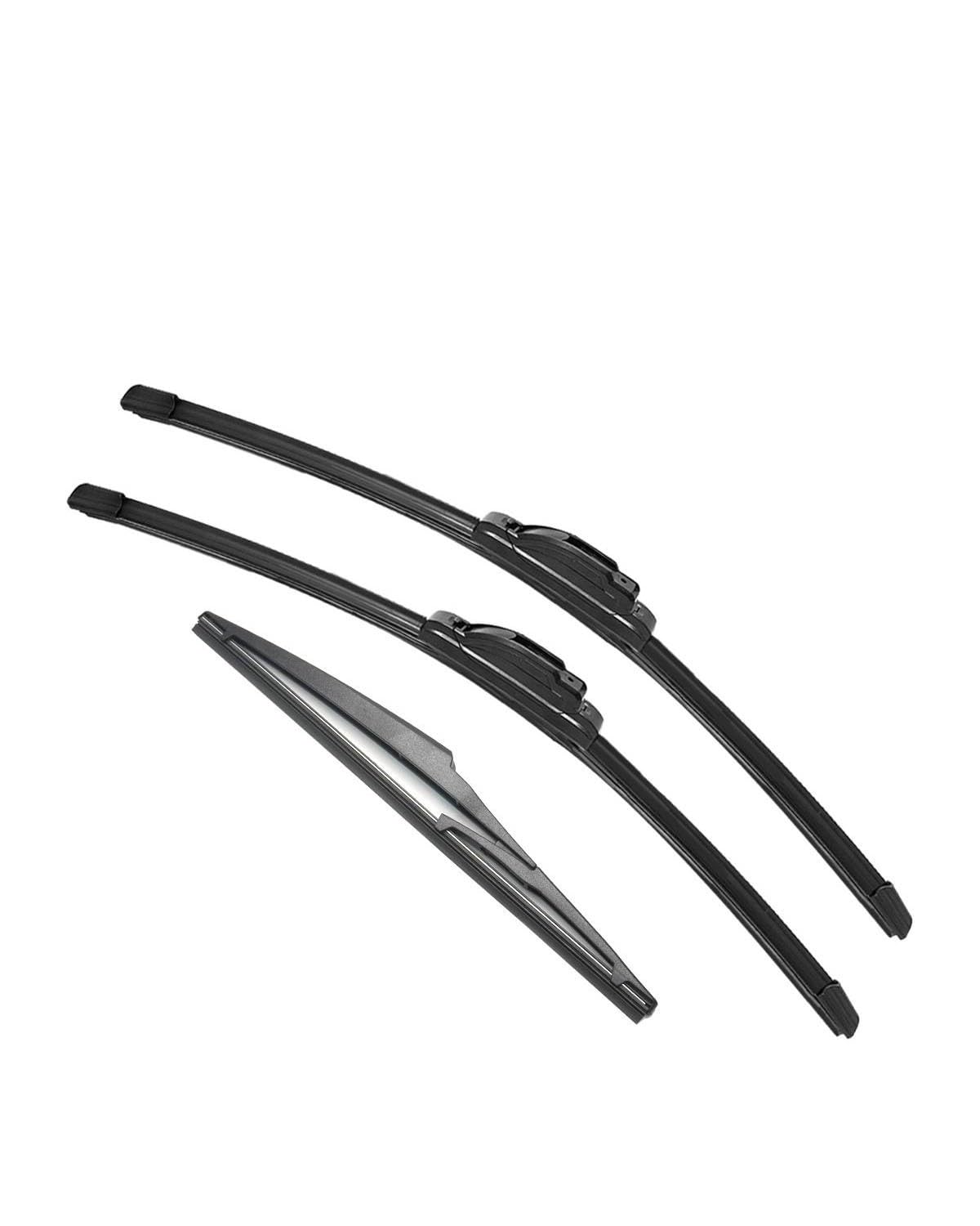 Wischerblätter Für 3 Axela Fließheck 2014 2015 2016 2017 2018 2019 2020 Doppelgummi-Autowischer vorne und hinten Scheibenwischer Zubehör(6PCS) von KGFRDO