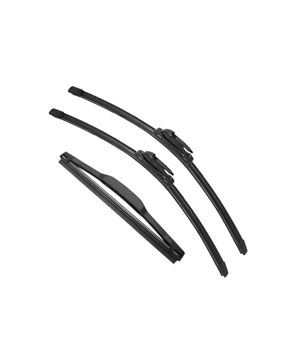 Wischerblätter Für C4 Coupe 3 Tür 2004 2005 2006 2007 2008 2009 2010 Doppel Gummi Auto Wischer Scheibenwischer Gummi auto Zubehör(3PCS) von KGFRDO