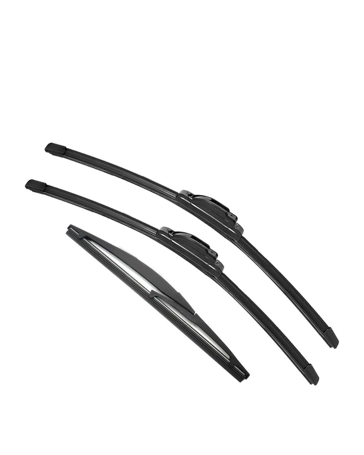 Wischerblätter Für HR-V Für Vezel 2013 2014 2015 2016 2017 2018 2019 Doppel Gummi Auto Wischer Vorne Hinten Scheibenwischer Zubehör(3PCS) von KGFRDO