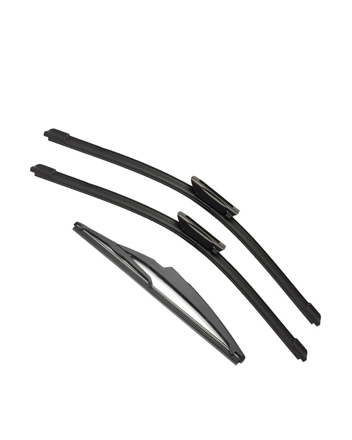 Wischerblätter Für Renaultes Für Captur Kaptur 2013 2014 2015 2016 3PCS Auto Wischer Vorne Hinten Scheibenwischer Doppel Gummi auto Zubehör(2PCS) von KGFRDO