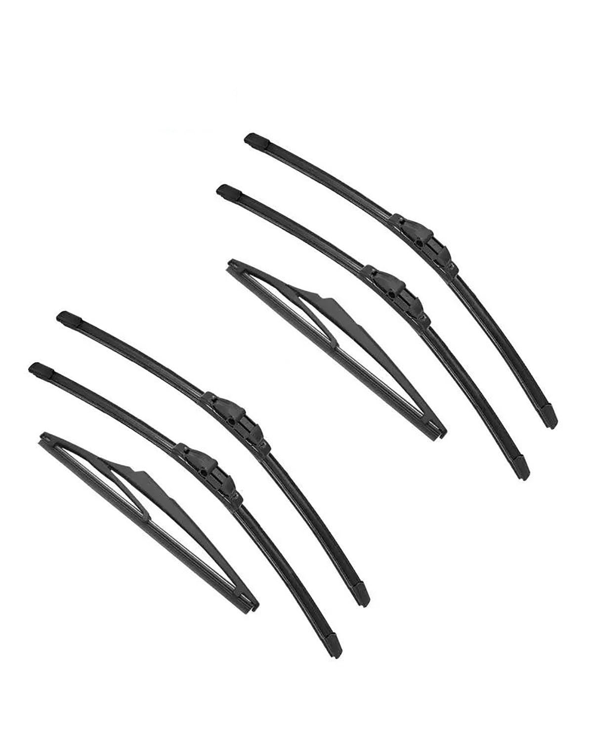 Wischerblätter Für Vauxhall Für Astra H GTC 3 Türen 2005 2006 2007-2009 Doppel Gummi Auto Wischer Scheibenwischer Gummi auto Zubehör(6PCS) von KGFRDO