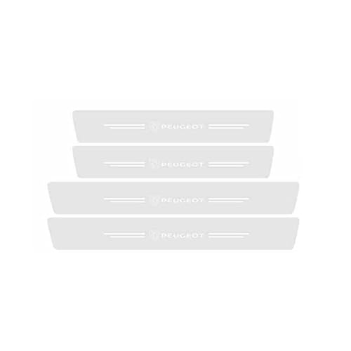 4 Stück Einstiegsleisten Schutzfolie für Peugeot 3008 SUV 2009–2024, Auto Türschweller Aufkleber aus Carbon Optik, Kratzschutz & Anti-Abrieb, Selbstklebendes Auto Zubehör,Transparent 4 Stück Einstiegsleisten Schutzfolie für Peugeot 3008 SUV 2009–2024, Auto Türschweller Aufkleber aus Carbon Optik, Kratzschutz & Anti-Abrieb, Selbstklebendes Auto Zubehör,Transparent von KHDWOB