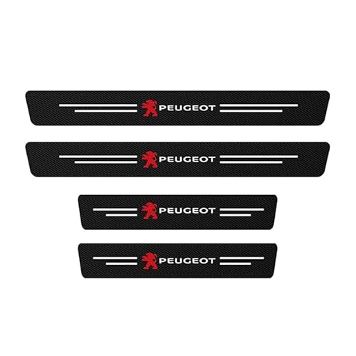 4 Stück Einstiegsleisten Schutzfolie für Peugeot 407 2004-2017, Auto Türschweller Aufkleber aus Carbon Optik, Kratzschutz & Anti-Abrieb, Selbstklebendes Auto Zubehör 4 Stück Einstiegsleisten Schutzfolie für Peugeot 407 2004-2017, Auto Türschweller Aufkleber aus Carbon Optik, Kratzschutz & Anti-Abrieb, Selbstklebendes Auto Zubehör von KHDWOB